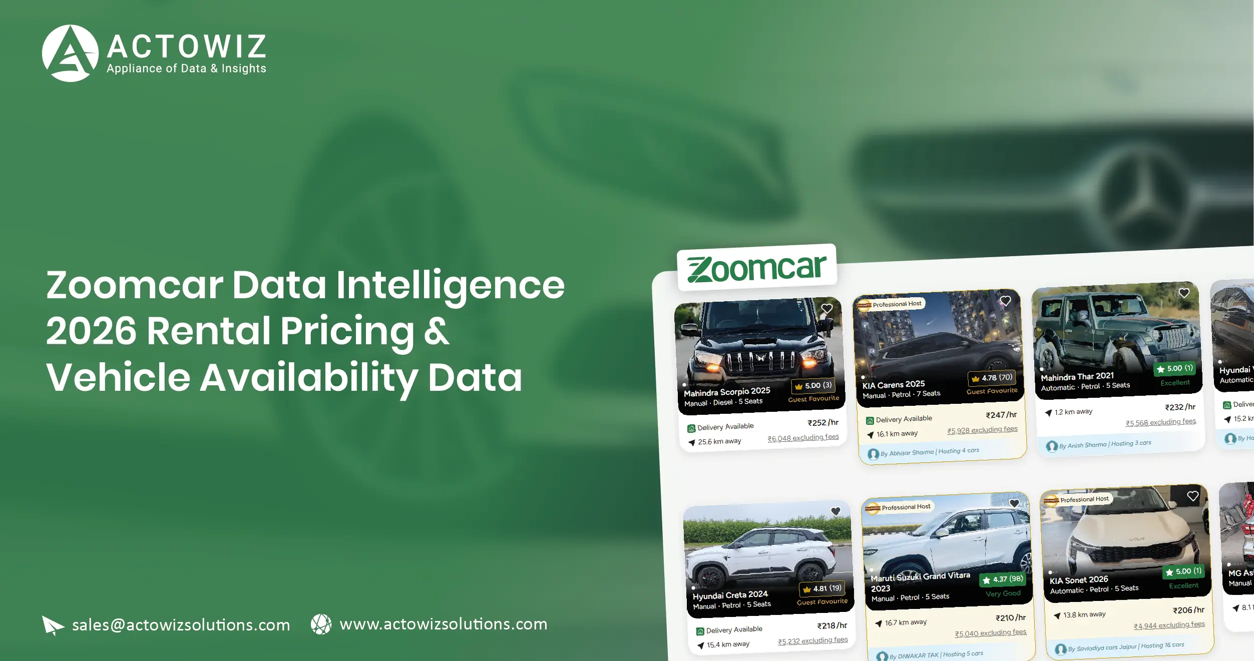 Zoomcar Data Intelligence 2026: Rental Market Insights